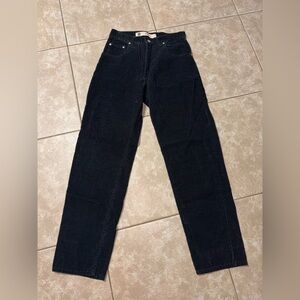 Classic Black Straight Leg Women's Pants